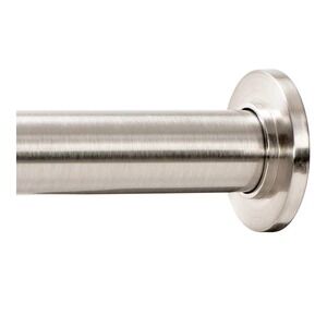 Ivilon Tension Rod Brushed Nickel 54-90" Adjustable 1 Inch Diameter SP10-2-T3
